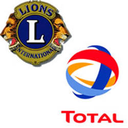 Support financier par Lions Club Brussel Munt et Total